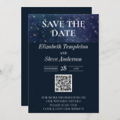 Hochzeit unter der Sternennacht Himmel Himmelfahrt Save The Date (Vorne/Hinten)