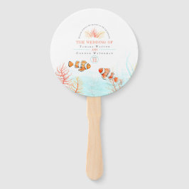 Hochzeit unter Wasser Kunst Korallen und Fische Aq Fächer