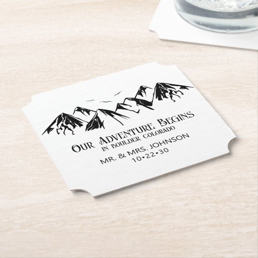 Hochzeit Untersetzer (angewinkelt)