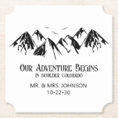 Hochzeit Untersetzer (Vorderseite)