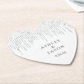 Hochzeit untersetzer (angewinkelt)