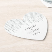 Hochzeit  untersetzer (angewinkelt)