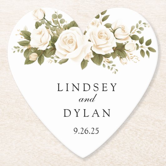 Hochzeit Untersetzer (Vorderseite)