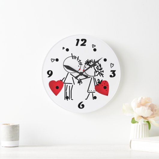 Hochzeit, Valentinstag Große Uhr (Zuhause)