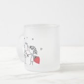 Hochzeit, Valentinstag Mattglastasse (Vorderseite Links)
