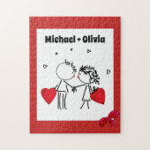Hochzeit, Valentinstag Puzzle (Vertikal)