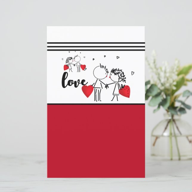 Hochzeit, Valentinstag-Socken (Stehend Vorderseite)