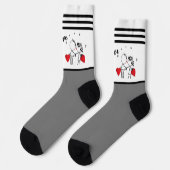 Hochzeit, Valentinstag-Socken Socken (Linkes Detail)