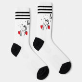 Hochzeit, Valentinstag-Socken Socken (Rechts)