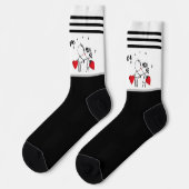 Hochzeit, Valentinstag-Socken Socken (Linkes Detail)