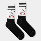 Hochzeit, Valentinstag-Socken Socken (Rechts)