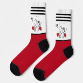 Hochzeit, Valentinstag-Socken Socken (Linkes Detail)