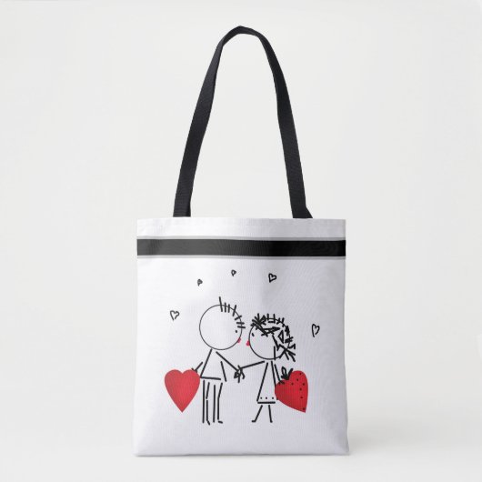 Hochzeit, Valentinstag Tasche (Vorderseite)