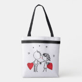 Hochzeit, Valentinstag Tasche (Rückseite)