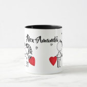 Hochzeit, Valentinstag Tasse (Zentrum)
