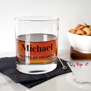Hochzeit Vater der Braut Geschenk Whiskyglas