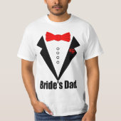 Hochzeit, Vater der Braut T-Shirt (Vorderseite)