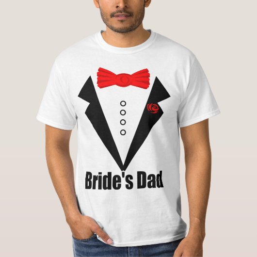 Hochzeit, Vater der Braut T-Shirt (Vorderseite)