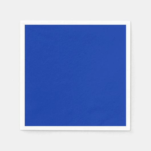 Hochzeit "VBRANT Blue" Serviette (Vorderseite)