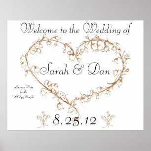 Hochzeit verlassen poster