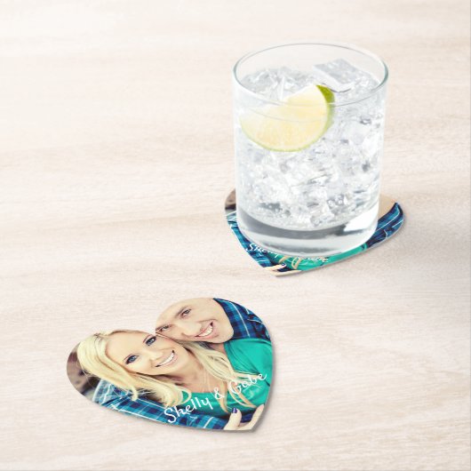 Hochzeit Verlobten Paar Custom Personalisiert Untersetzer (Vor Ort)