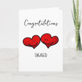 Hochzeit Verlobung Dusche gratulieren Karte (Vorderseite)