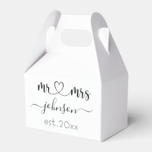 Hochzeit Verlobung Herz Frau Personalisierte Bezei Geschenkschachtel