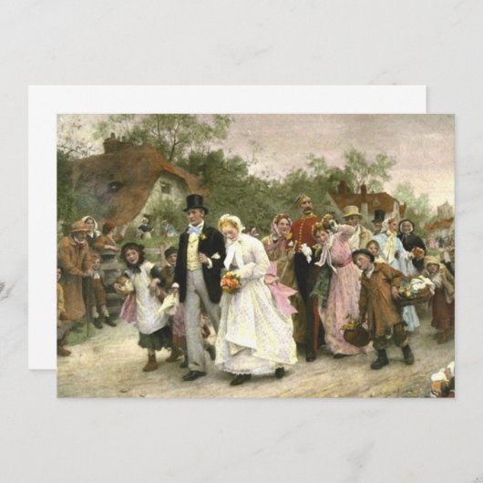 Hochzeit, Verlobung oder Brautpartyeinladungen Einladung (Vorne/Hinten)