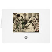 Hochzeit Vintage antike Braut (Rückseite Horizontal)