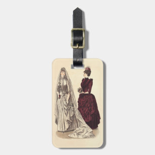 Hochzeit Vintage Brautparty Braut und Brautjungfer Gepäckanhänger