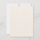 Hochzeit vintage Engel Einladung (Rückseite)