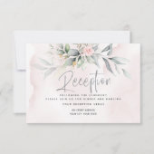 Hochzeit | Vintage Farbe Rosa Rosen Einladung (Vorderseite)