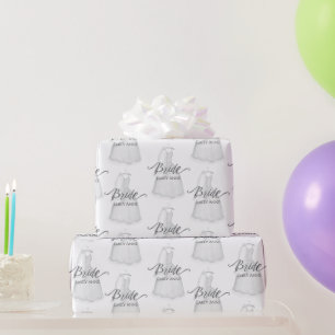 Hochzeit Vintage Kleidung Braut Personalisierte Ge Geschenkpapier