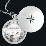 Hochzeit Vintager Specker Jubiläumsfeier Medaillon<br><div class="desc">Keepake Necklaces wählen Sie entweder Silber Platin oder Sterling Silver</div>