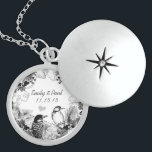 Hochzeit Vintager Specker Jubiläumsfeier Medaillon<br><div class="desc">Keepake Necklaces wählen Sie entweder Silber Platin oder Sterling Silver</div>
