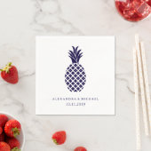 Hochzeit von Ananas Serviette (Beispiel)