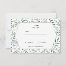 Hochzeit von Aquarellblättern