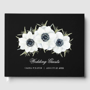 Hochzeit von Aquarellblumen Gästebuch