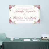 Hochzeit von Aquarellfarben Banner (Messeveranstaltung)