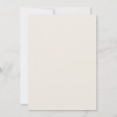 Hochzeit von Aquarellfarben Einladung (Rückseite)