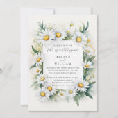 Hochzeit von Aquarellfarben Einladung (Vorderseite)