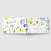 Hochzeit von Aquarellfarben Gästebuch (Voll)