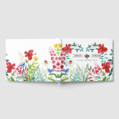 Hochzeit von Aquarellfarben Gästebuch (Voll)