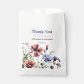 Hochzeit von Aquarellfarben Geschenktütchen (Vorderseite)