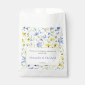 Hochzeit von Aquarellfarben Geschenktütchen (Vorderseite)