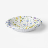 Hochzeit von Aquarellfarben Pappteller (Gewinkelt)