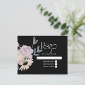Hochzeit von Aquarellfarben RSVP Karte (Stehend Vorderseite)