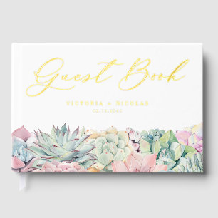 Hochzeit von Aquarellpasten Gästebuch