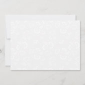 Hochzeit von Aquarellrot und Gold-Blume Save The Date (Rückseite)