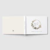 Hochzeit von Aquarellwolle und Eukalyptus Gästebuch (Voll)